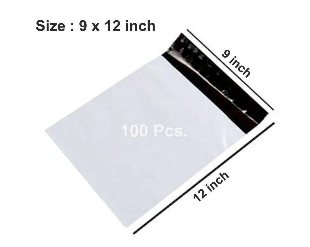 0912 Tamper Proof Polybag Pouches Cover for Shipping Packing (Size 9 x12)