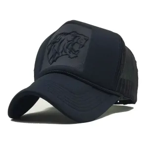 2019 Hip Hop Black leopard Print Curved Baseball Caps