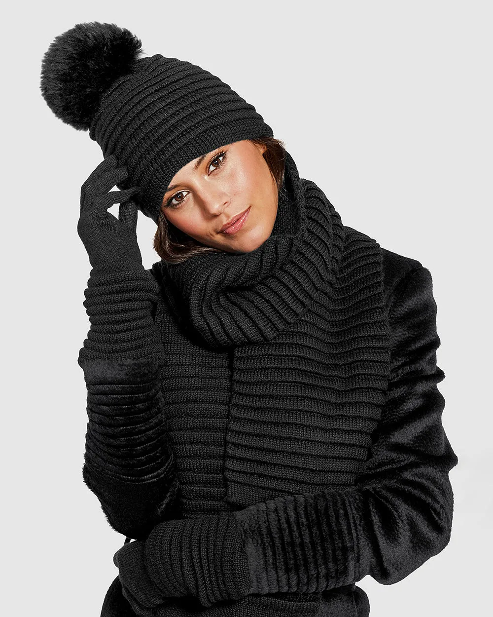 Adult Ribbed Scarf