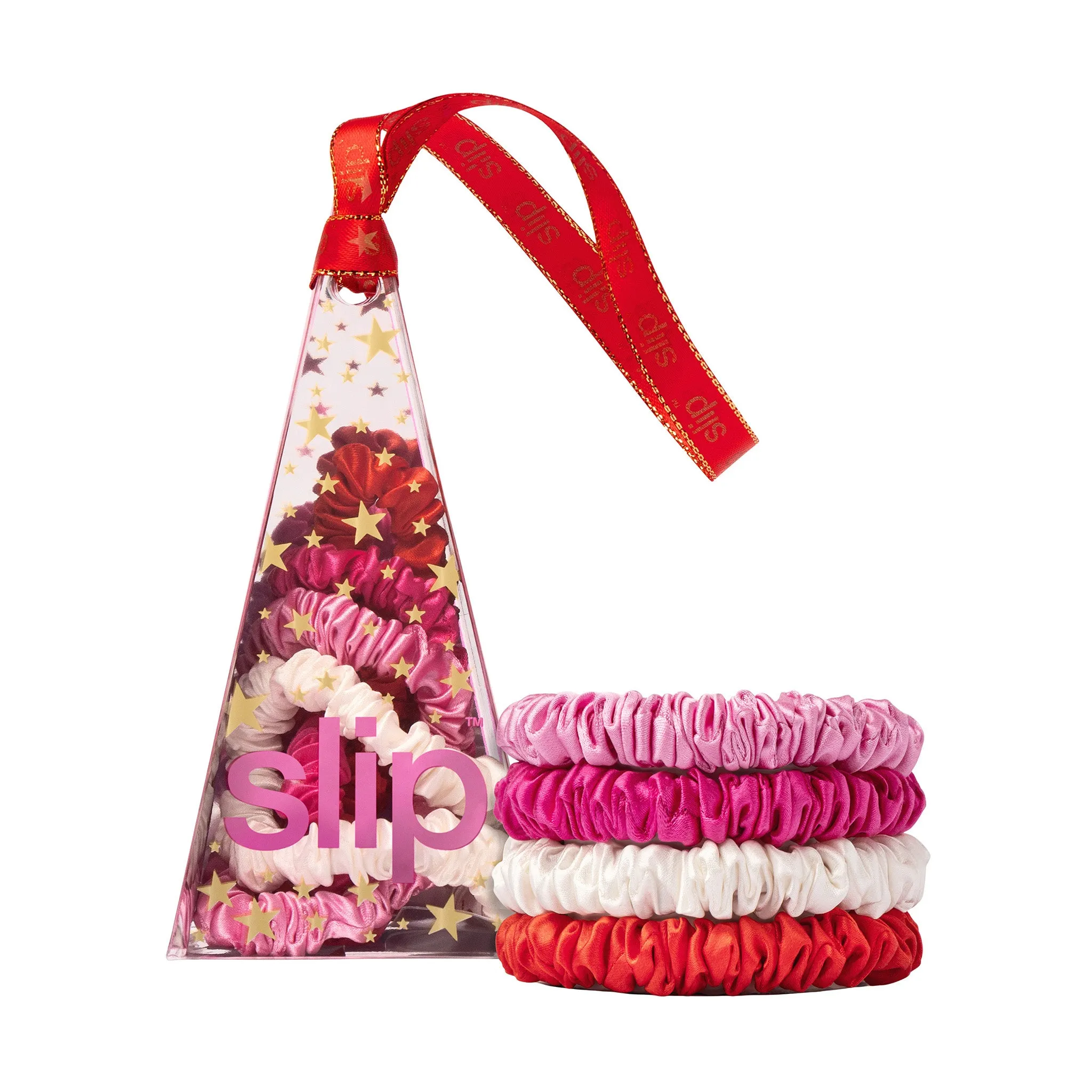 AGGIE SCRUNCHIE ORNAMENT - SKINNIE SILK SCRUNCHIE SET - 4 PACK