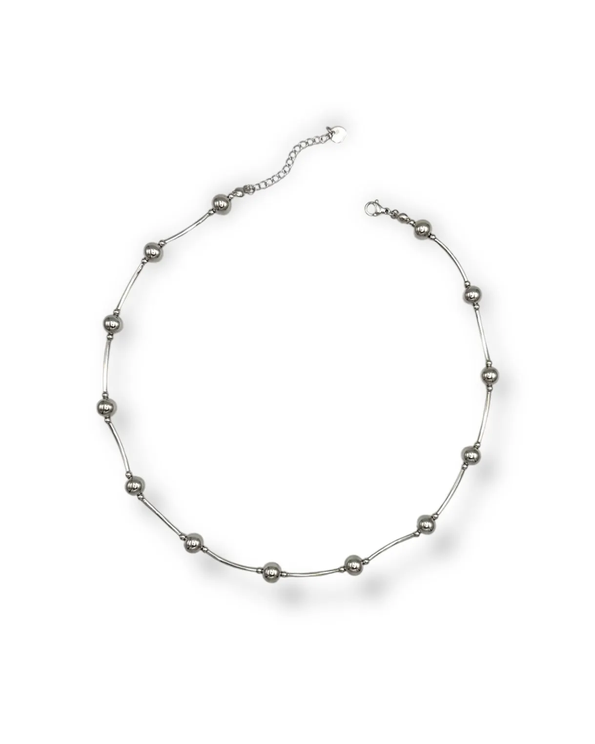 BALL & BAR CHAIN NECKLACE