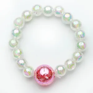 Bracelet | Watercolor Bracelet - White | Sparkle Sisters by Couture Clips