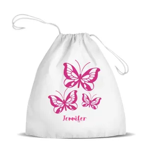 Butterflies Premium Drawstring Bag