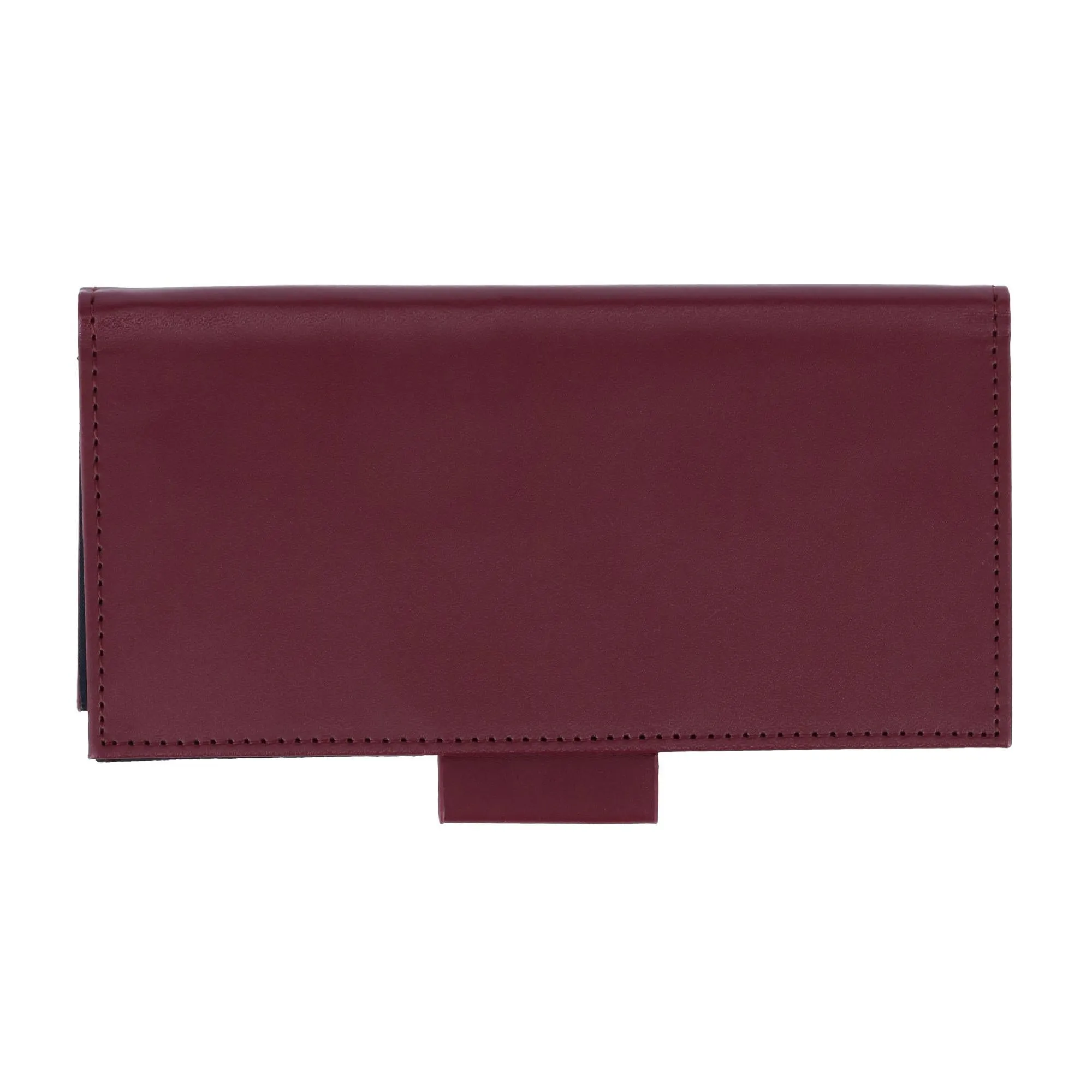 Buxton Women's Tooled Leather Organizer Clutch