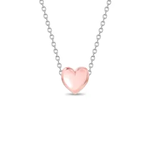 Cherished Heart 16" Women's Necklace - Sterling Silver