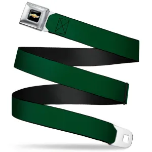Chevy Bowtie Full Color Black/Gold Seatbelt Belt - Hunter Webbing