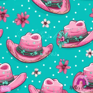 Cowgirl hats pink