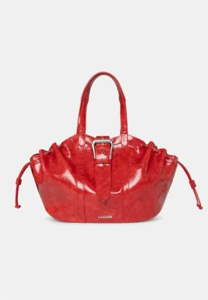Darling Red Vegan Leather Shopper