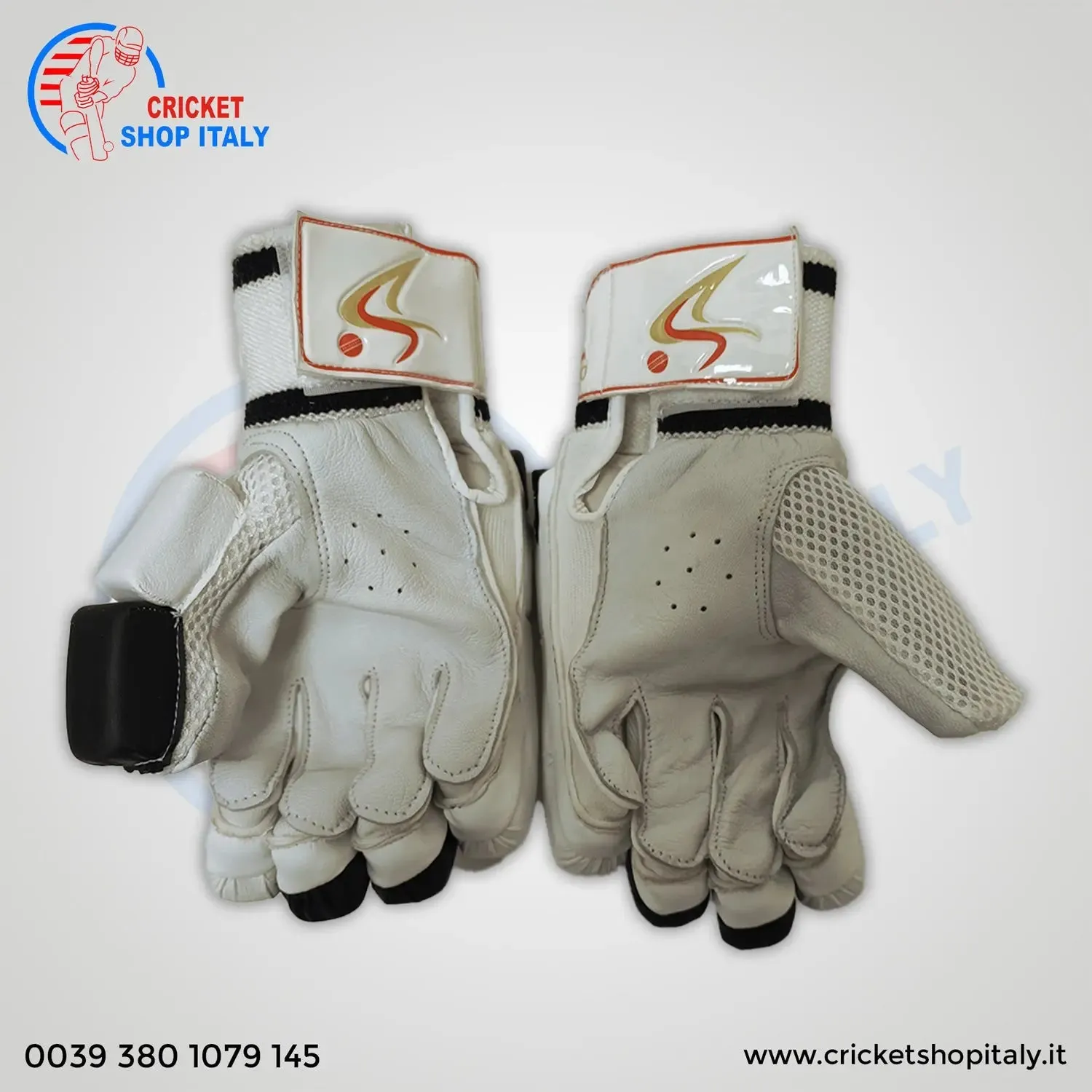 DS Black / White 1.0 Batting Gloves junior