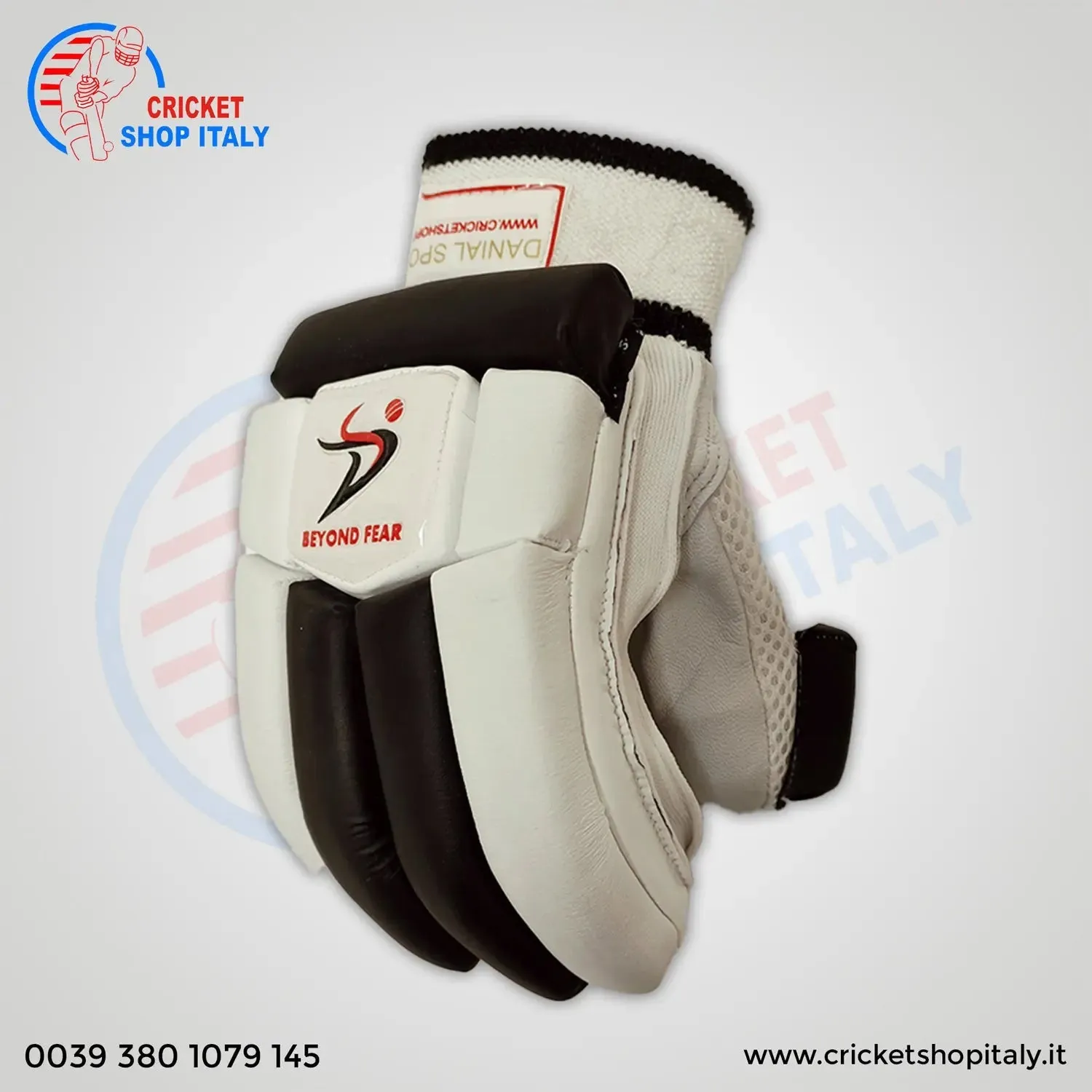 DS Black / White 1.0 Batting Gloves junior