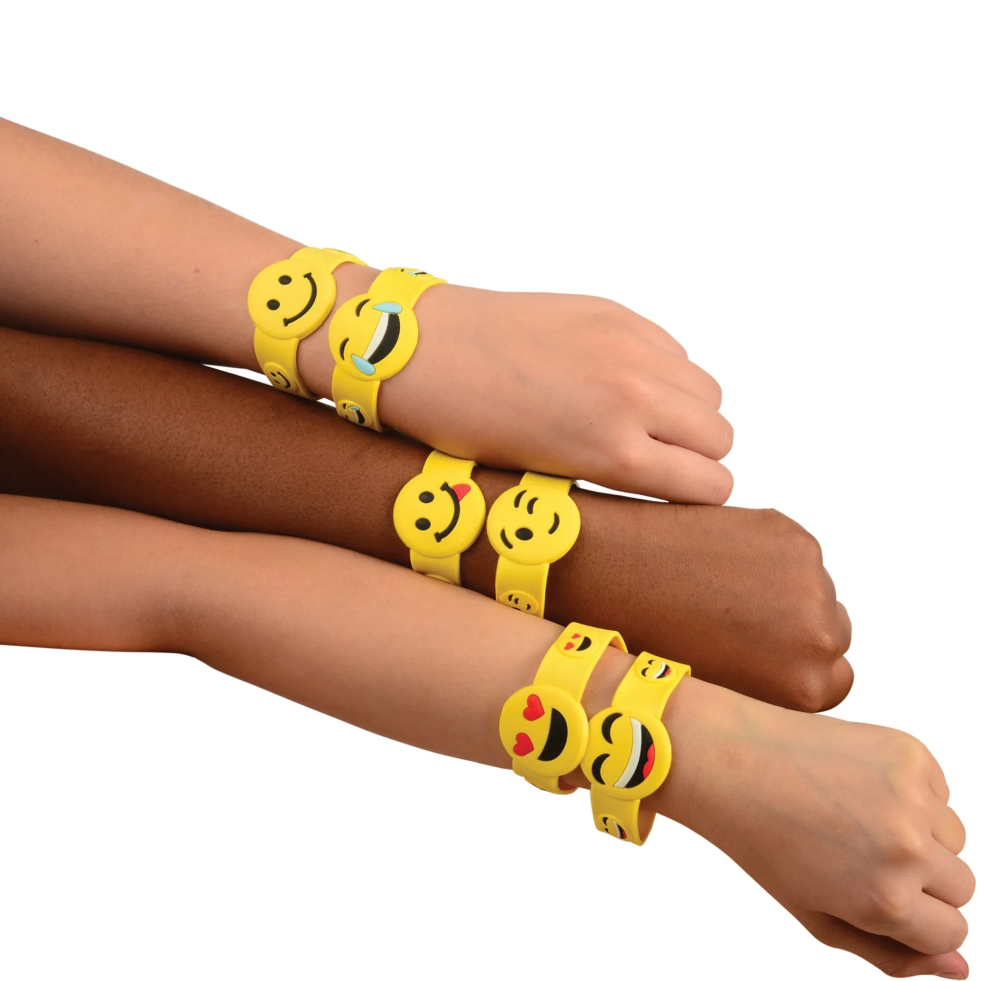Emoji Bracelets Novelty (set of 6)