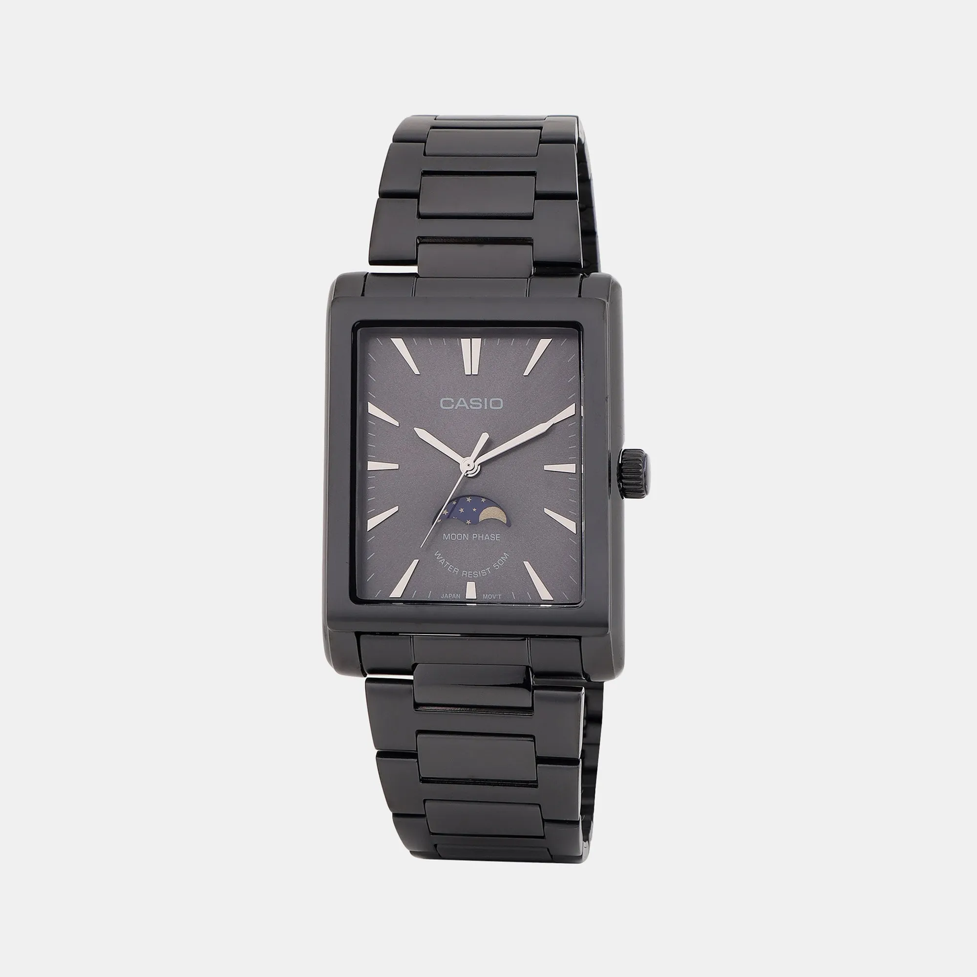 Enticer Black Men's Analog Stainless Steel Watch A2169 - MTP-M105B-1AVDF