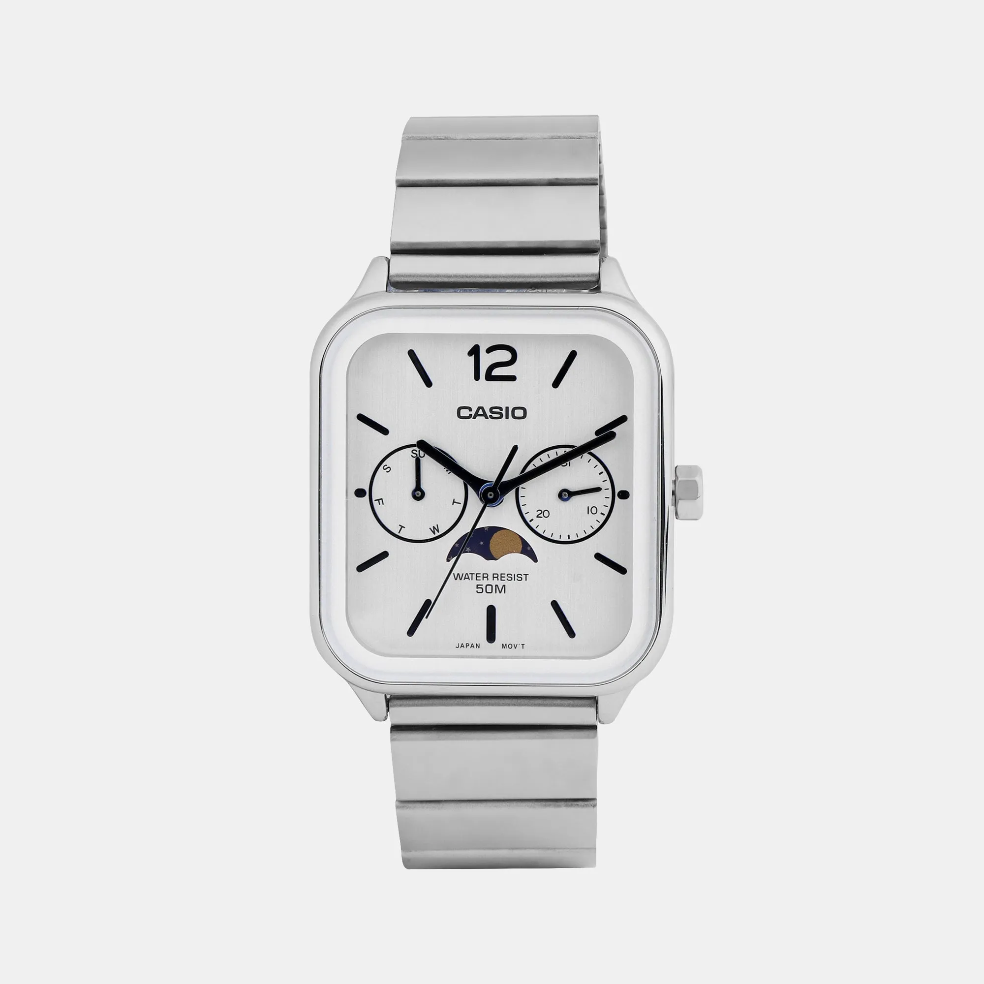 Enticer White Men's Chronograph Stainless Steel Watch A2183 - MTP-M305D-7AVDF