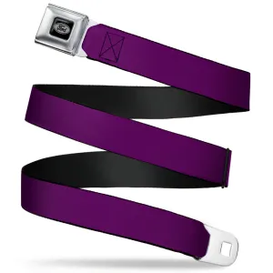Ford Emblem Seatbelt Belt - Purple Webbing