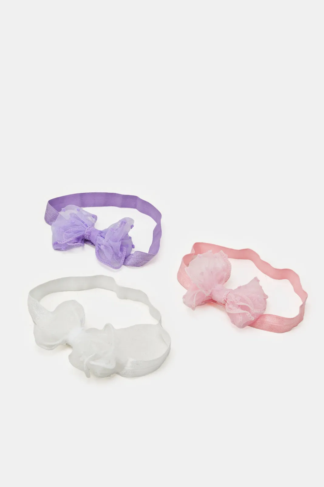 Girls Assorted Embellished Hair Wrap (3 Piece)