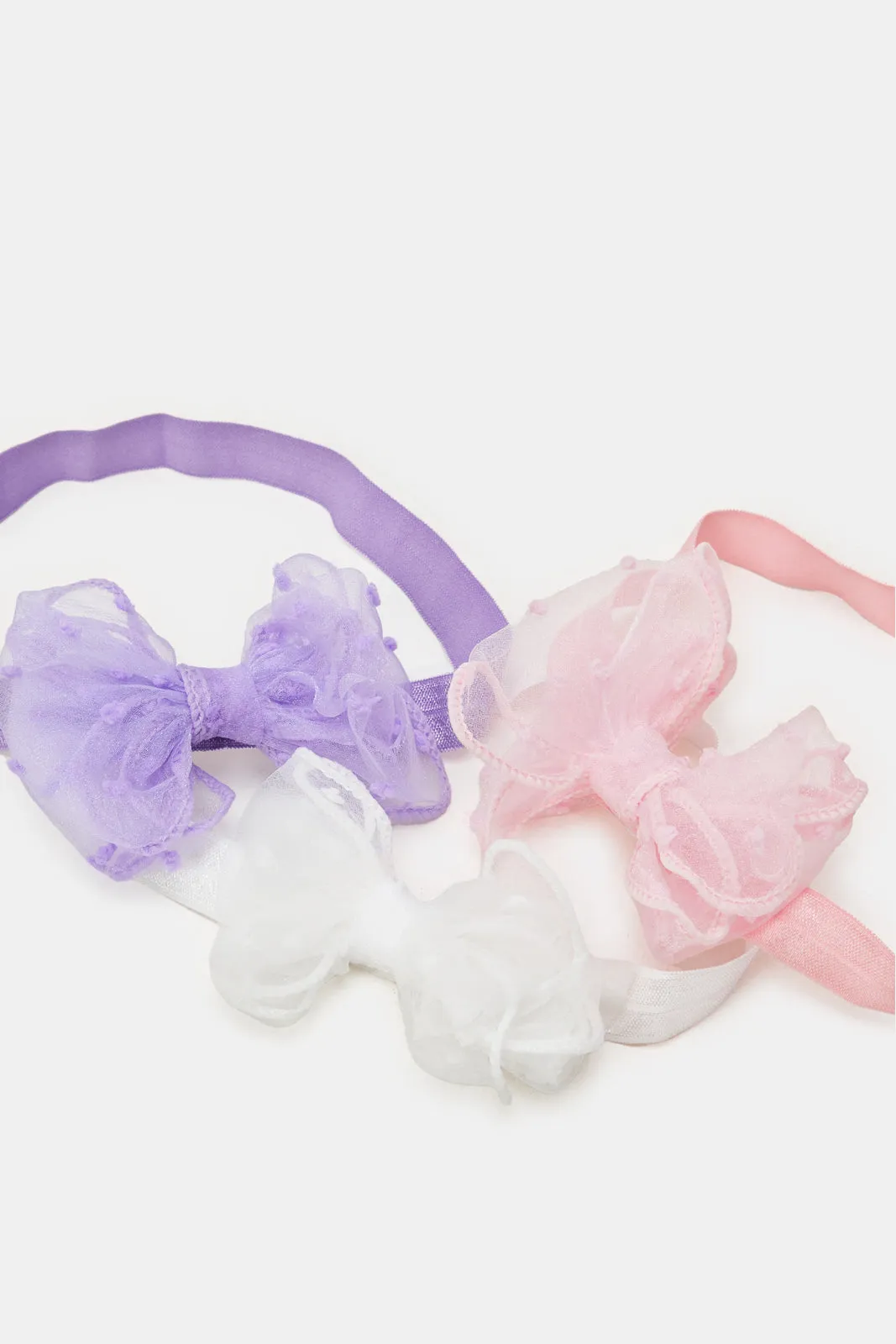 Girls Assorted Embellished Hair Wrap (3 Piece)