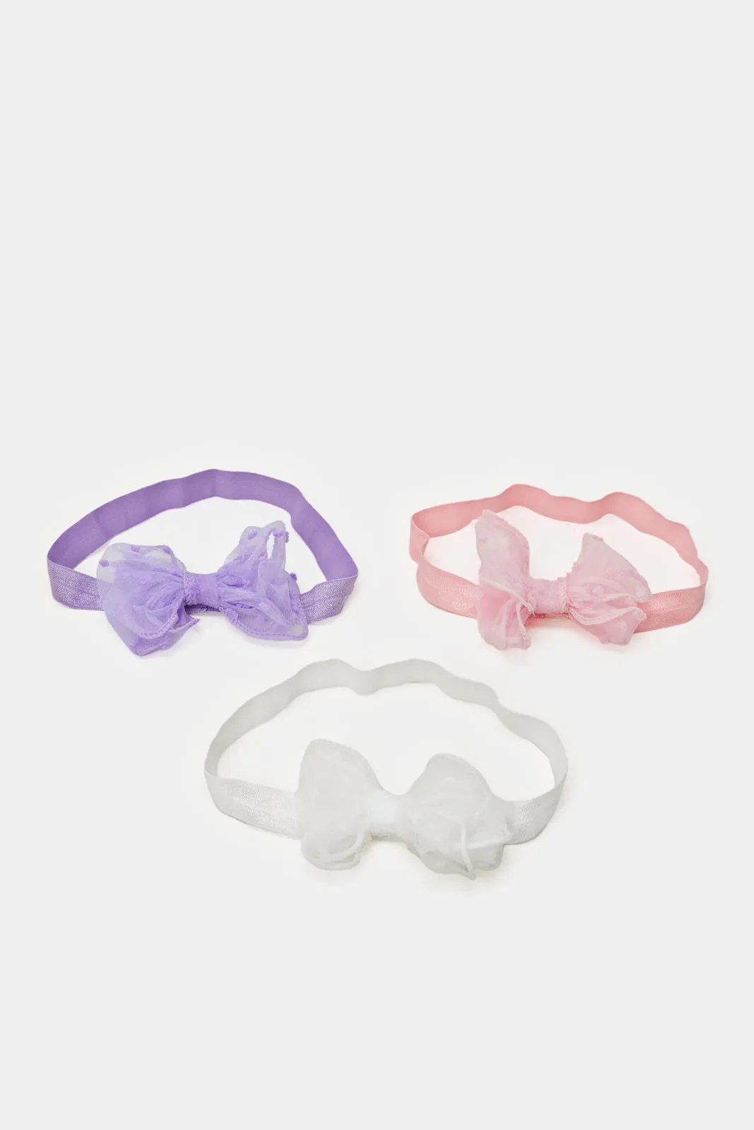 Girls Assorted Embellished Hair Wrap (3 Piece)