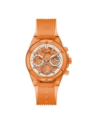 Guess Orange Dial Women Analog Watch - GW0438L5