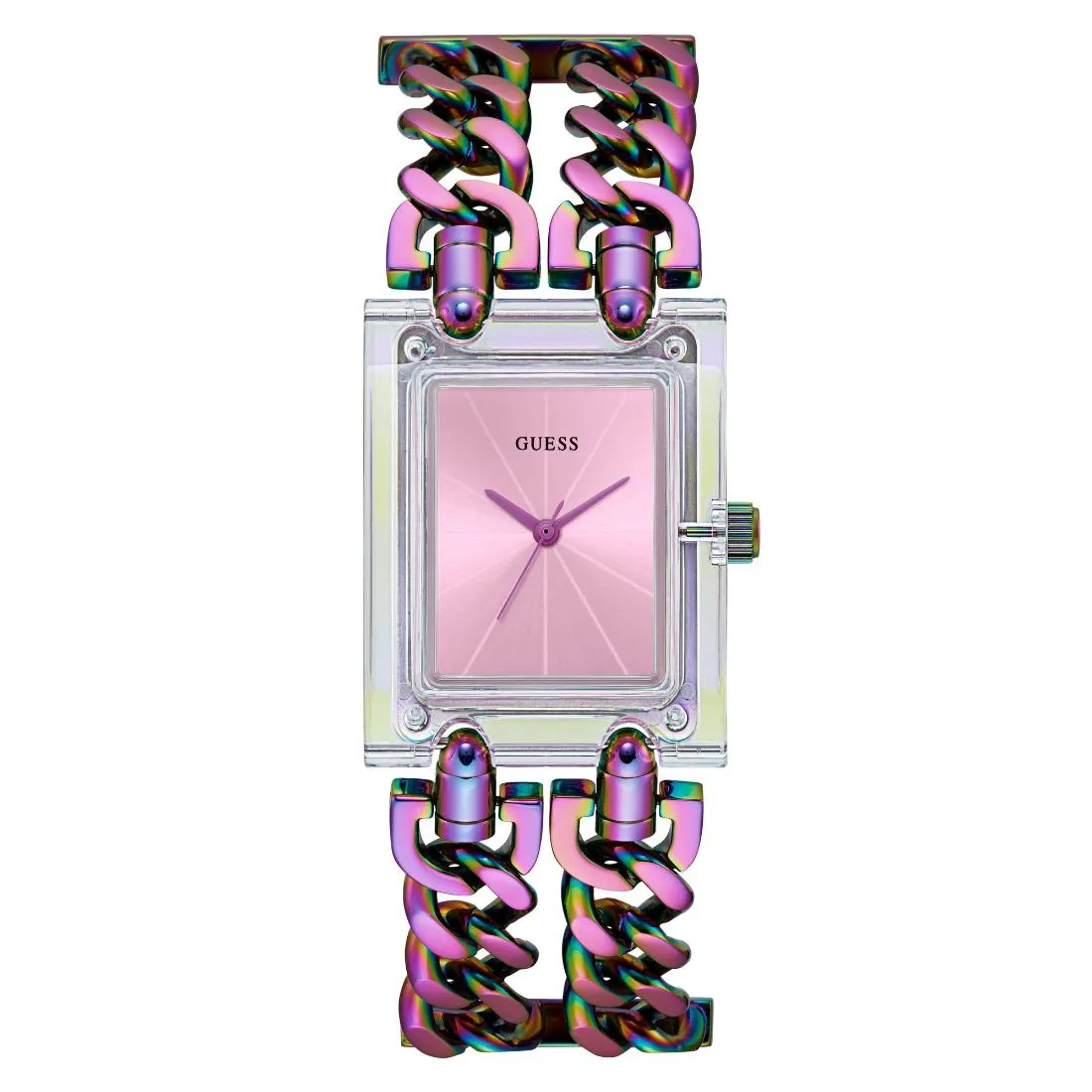 Guess Women 29 mm Size Pink Dial Analog Watch - GW0669L2