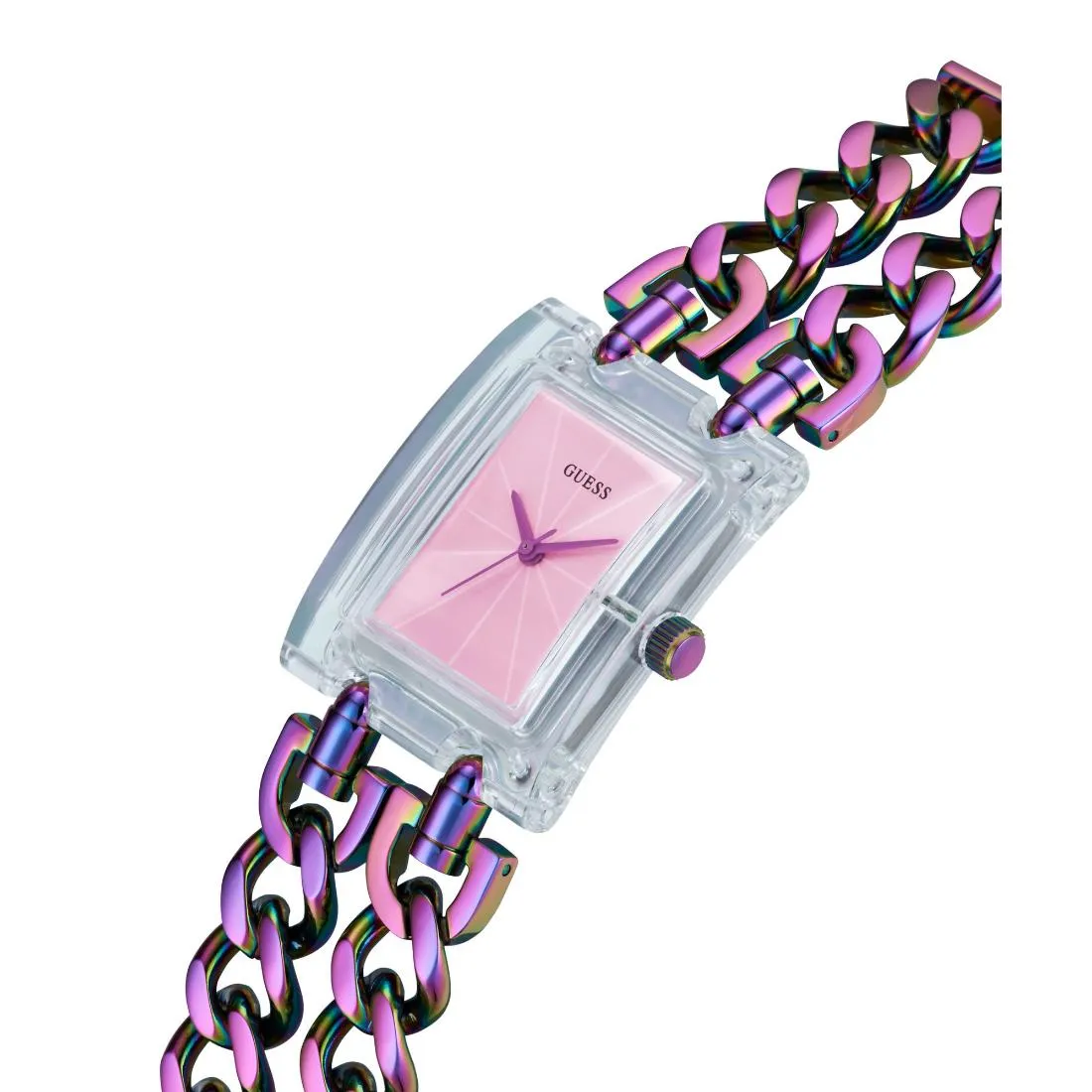 Guess Women 29 mm Size Pink Dial Analog Watch - GW0669L2