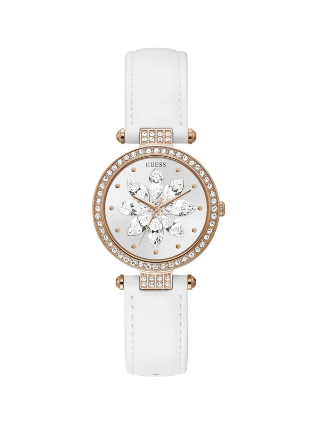 Guess Women White Dial Analog Watch - GW0382L3