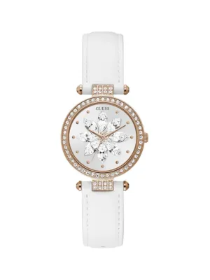 Guess Women White Dial Analog Watch - GW0382L3