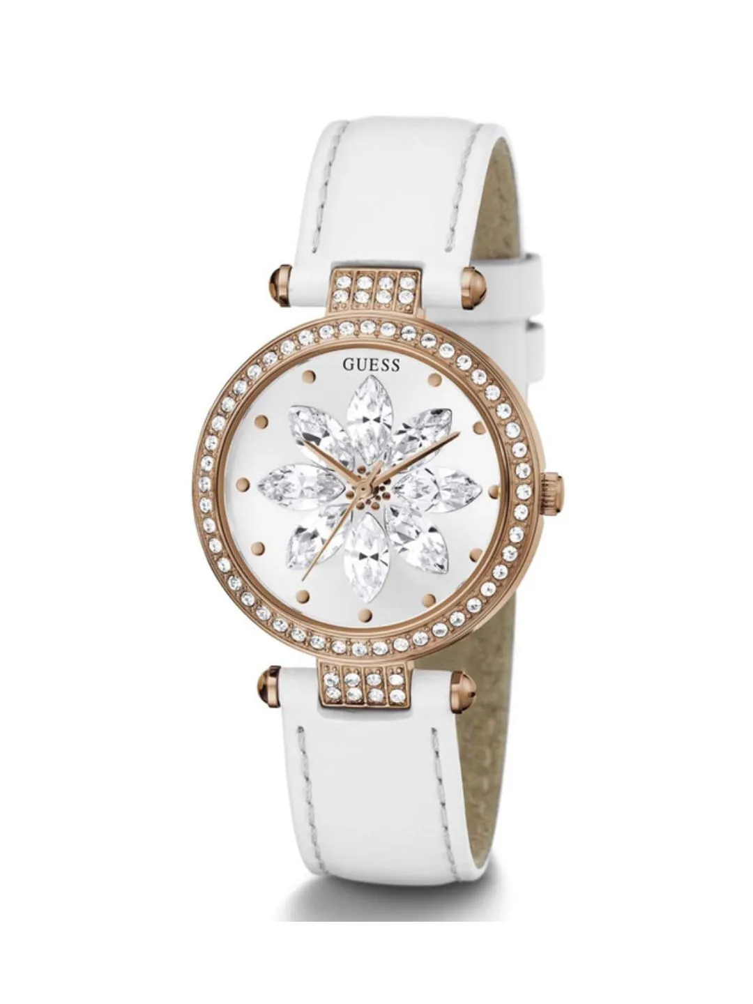 Guess Women White Dial Analog Watch - GW0382L3