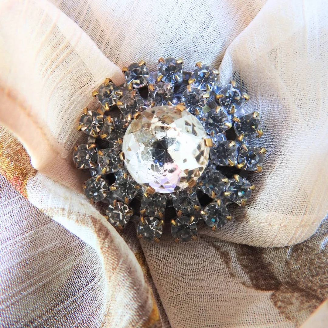 High Quality Czech Crystal Glass Button