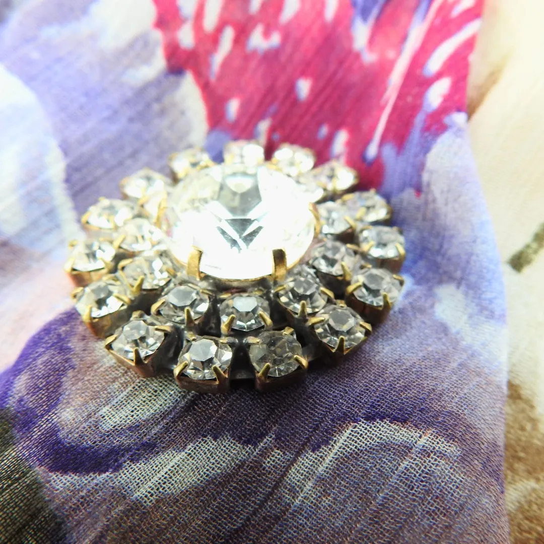 High Quality Czech Crystal Glass Button