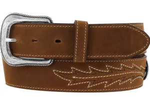 Justin Men's Caddo Leather Brown Belt