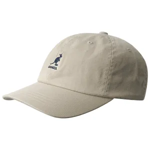 Kangol Washed Baseball Hat - Khaki