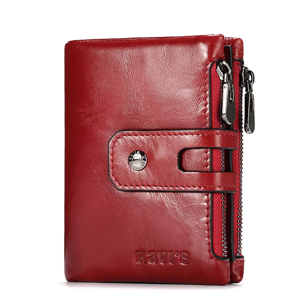 KAVIS Free Engraving Name Genuine Leather Wallet Men PORTFOLIO Gift Male Cudan Portomonee Perse Coin Purse Pocket Money Bag