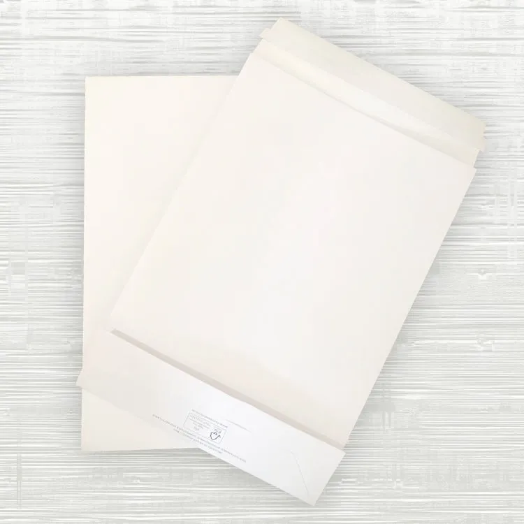 Large Premium White Paper Mailing Bags - 300x80x430