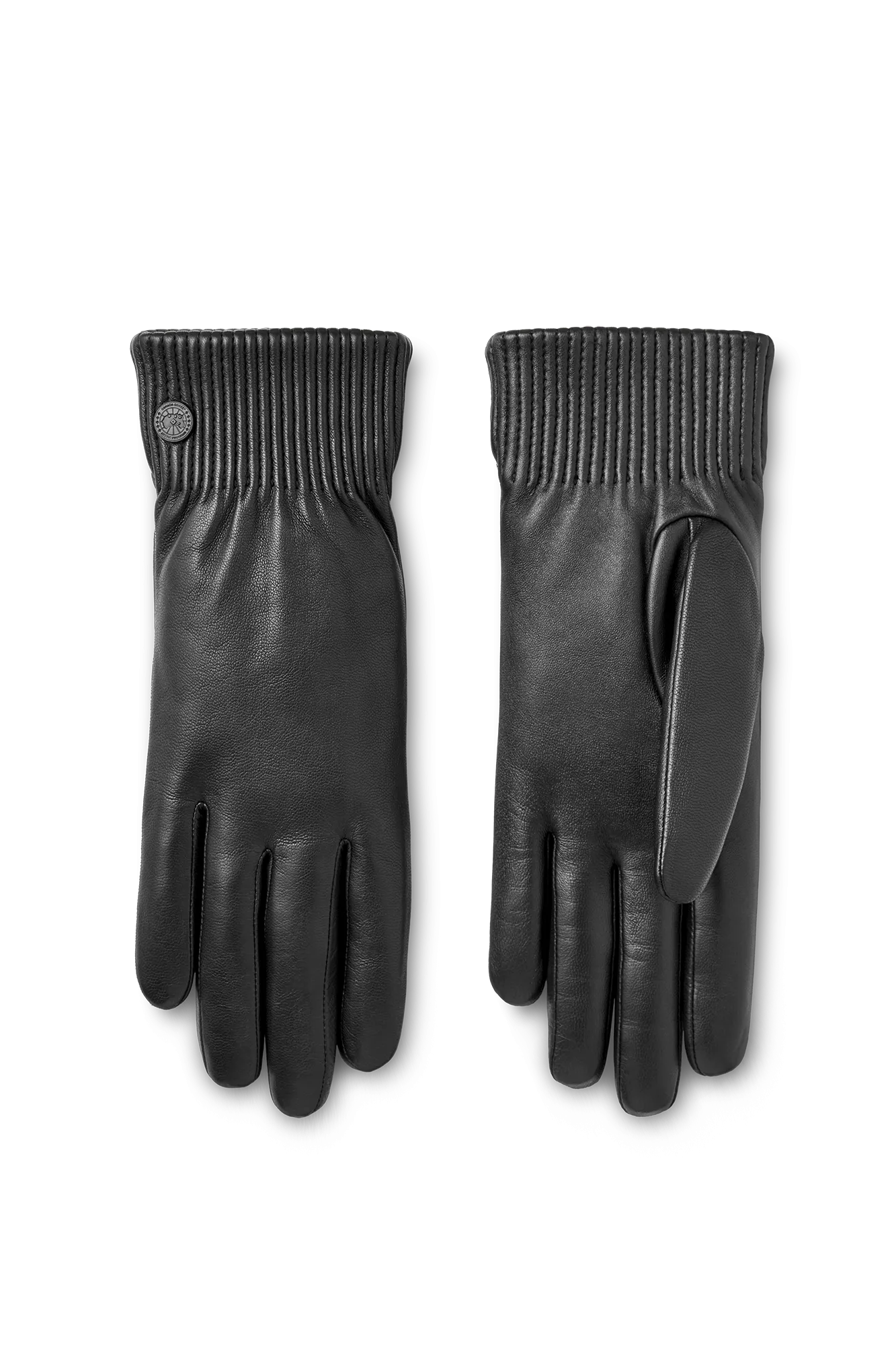 Leather Glove Ribbed Luxe