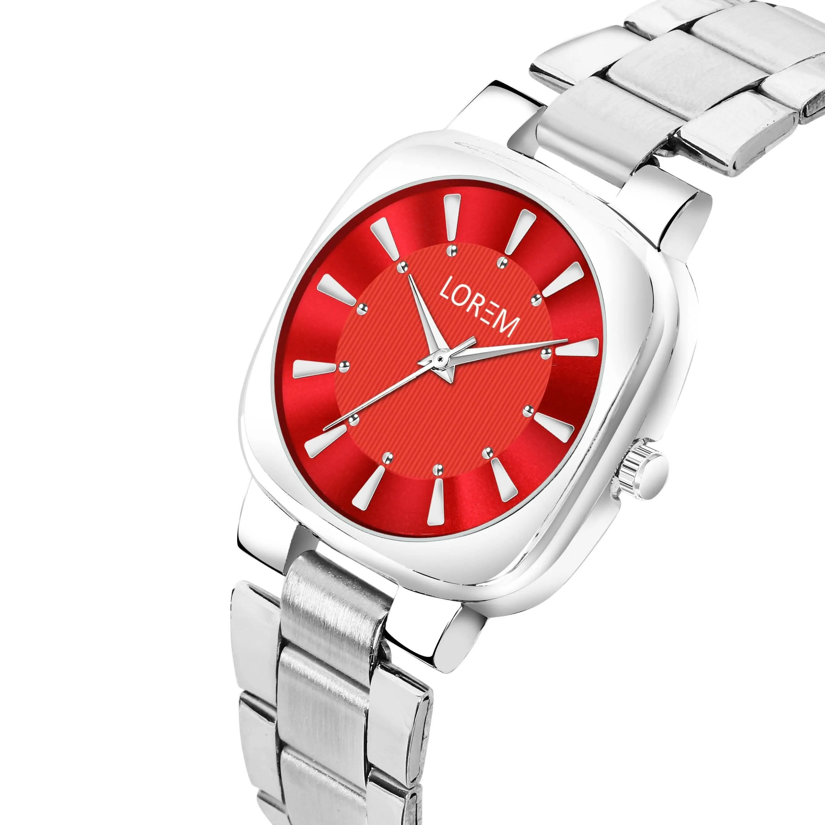 LOREM Red Professional Analog Watch For Women LR304