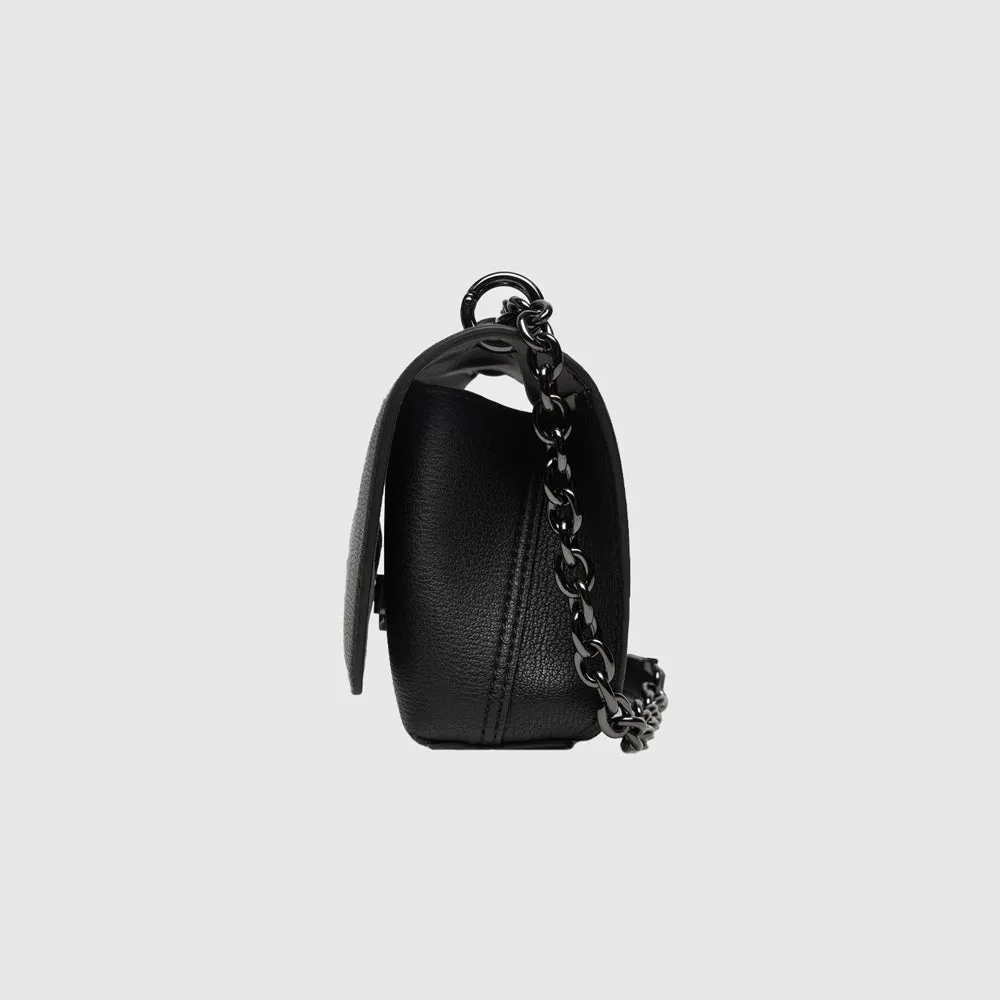 Minimal Monogram Bag - Black