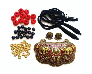 Multicolor Assorted Products Pendant & Beads Combo