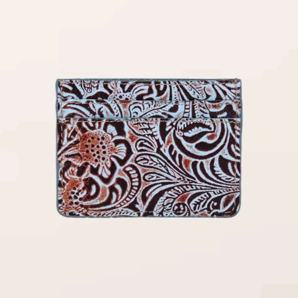 Myra Delilah Creek Hand-tooled Credit Card Holder