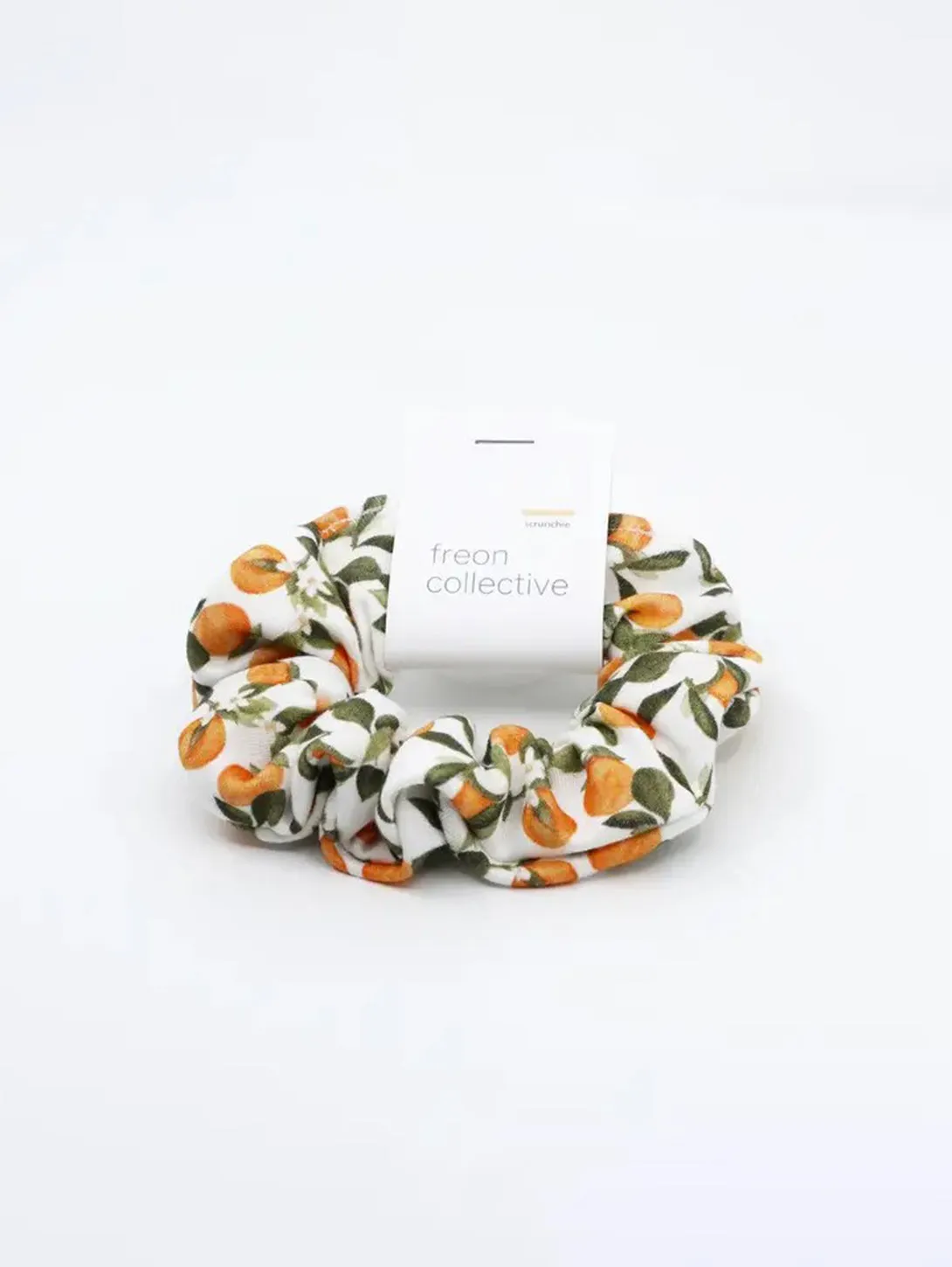 Organic Cotton Hair Scrunchie - Clementine
