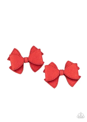 Paparazzi Hair Accessories ~ Dont BOW It - Red
