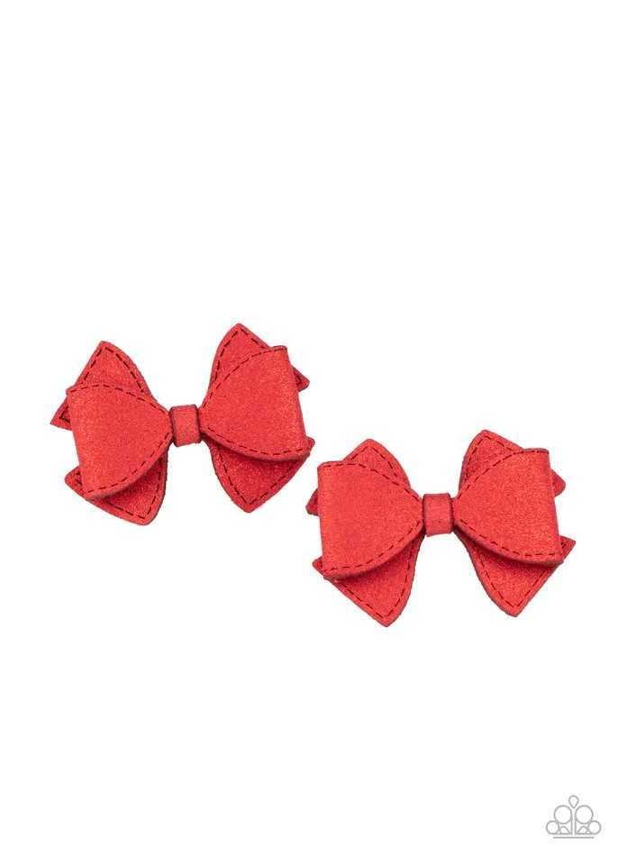 Paparazzi Hair Accessories ~ Dont BOW It - Red