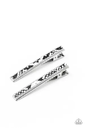 Paparazzi Hair Accessories ~ Rhinestone Jungle - Black