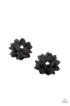 Paparazzi Hair Accessories ~ Things That Go BLOOM! - Black