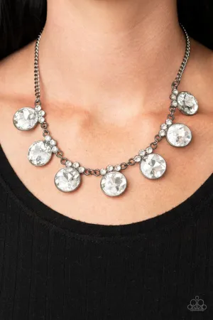 Paparazzi Necklace ~ GLOW-Getter Glamour - Black
