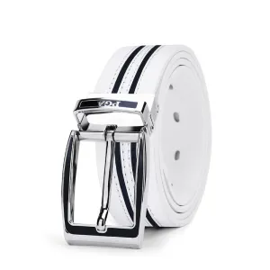 PGA Leather Golf Belt Black and White