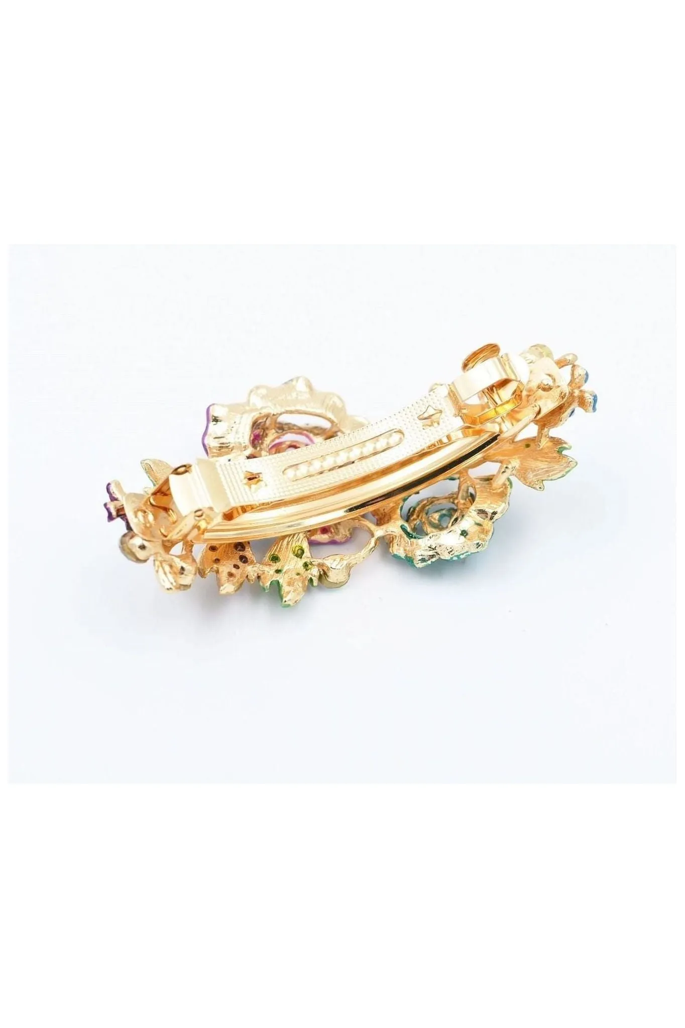 Queenmee Hair Accessories Flower Hair Clip Brown Rose