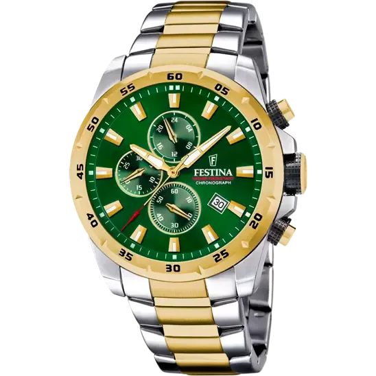 Reloj Festina Green Dial Stainless Steel Men's Watch F20562/3