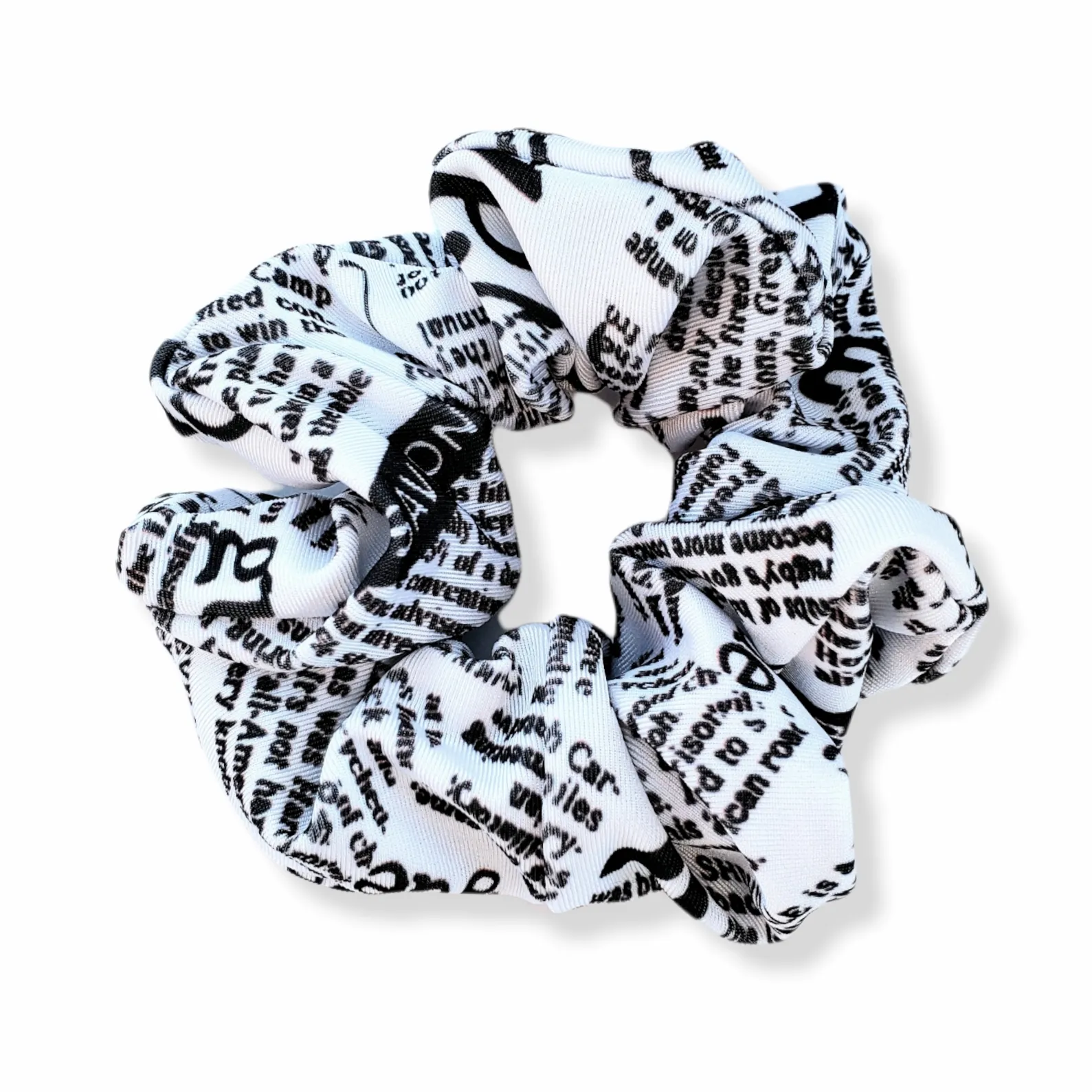 Scrunchie - Newsprint