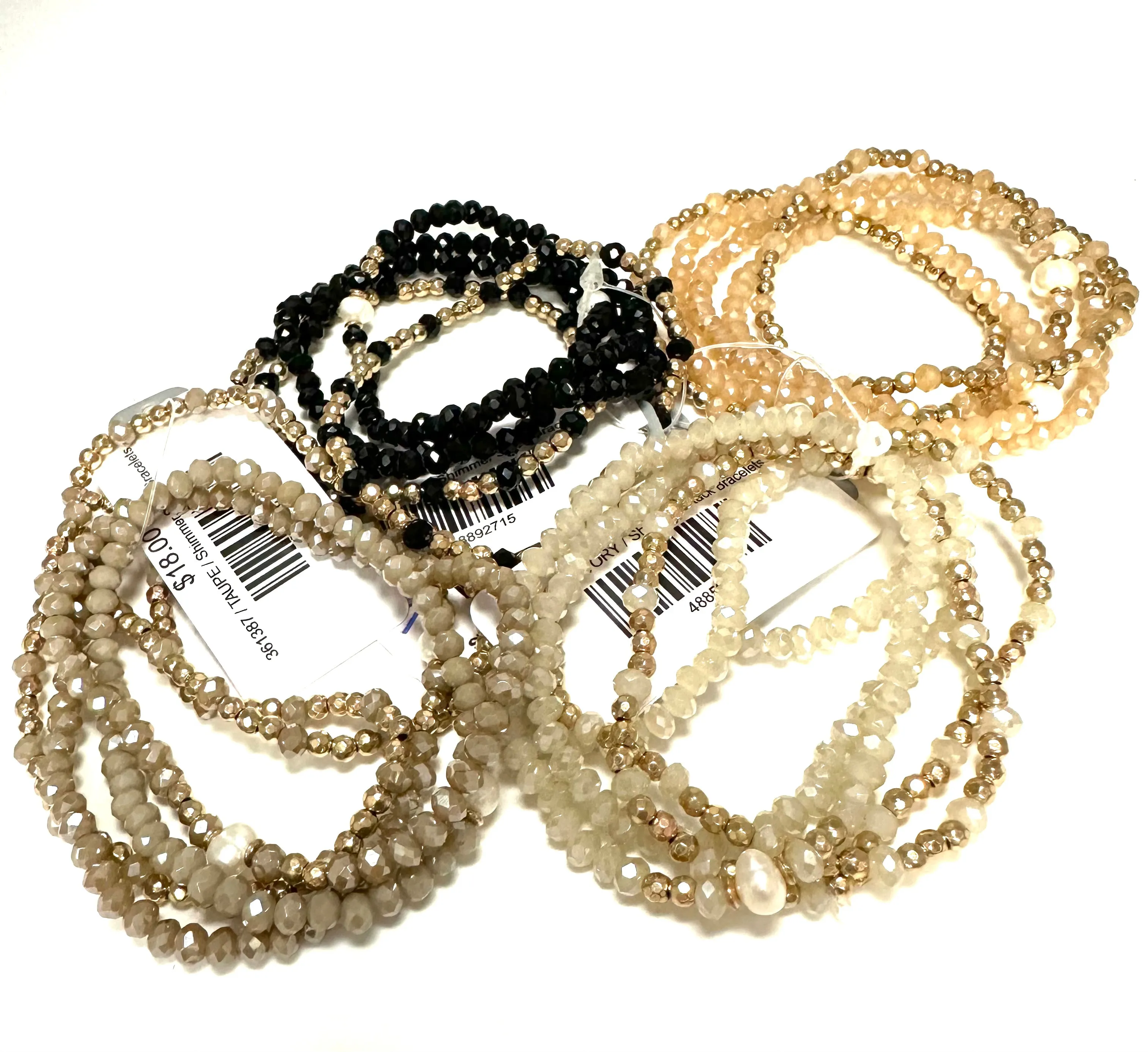 Shimmer Stack Bracelets