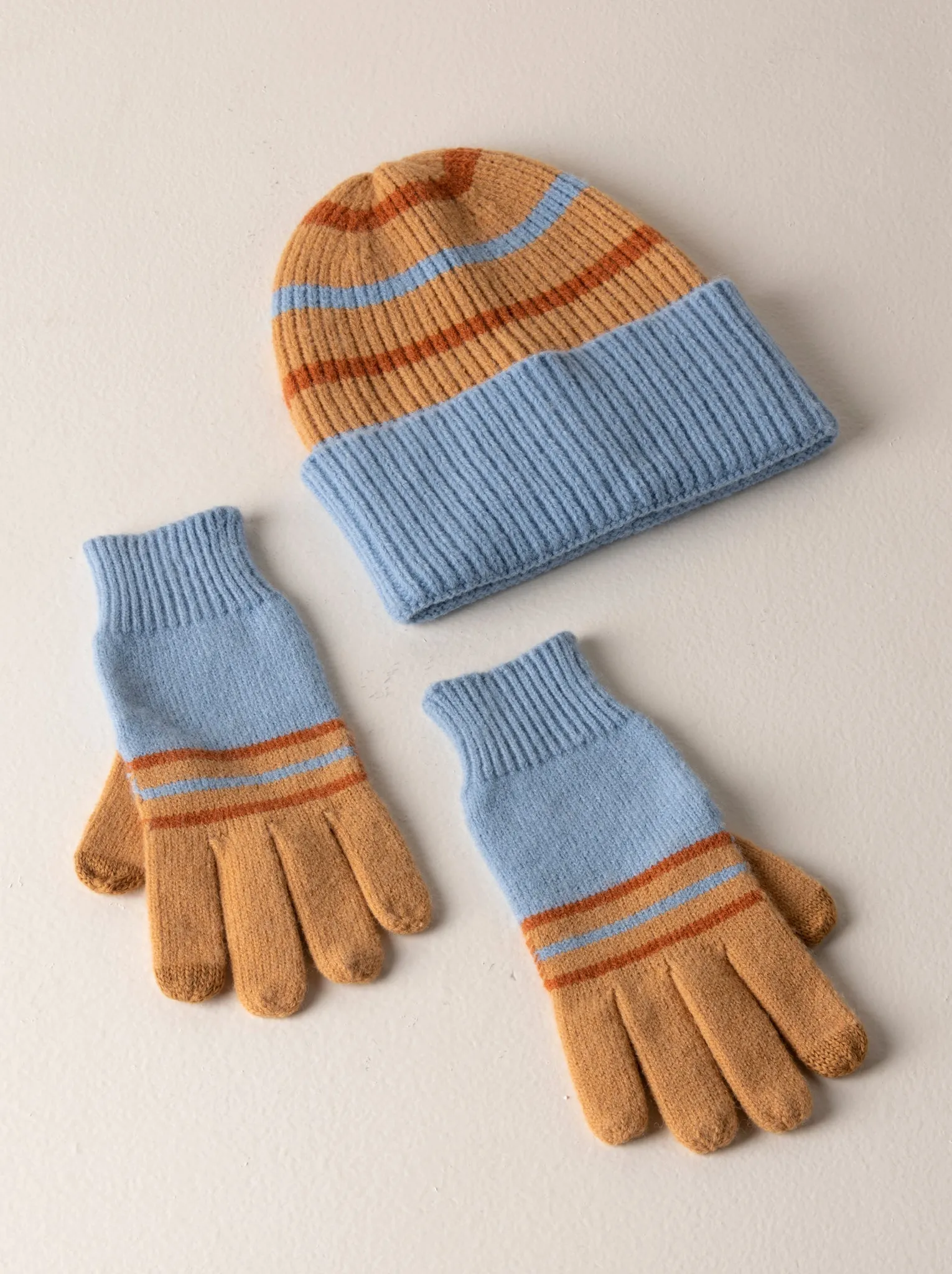 Shiraleah Rory Touchscreen Gloves, Sky by Shiraleah